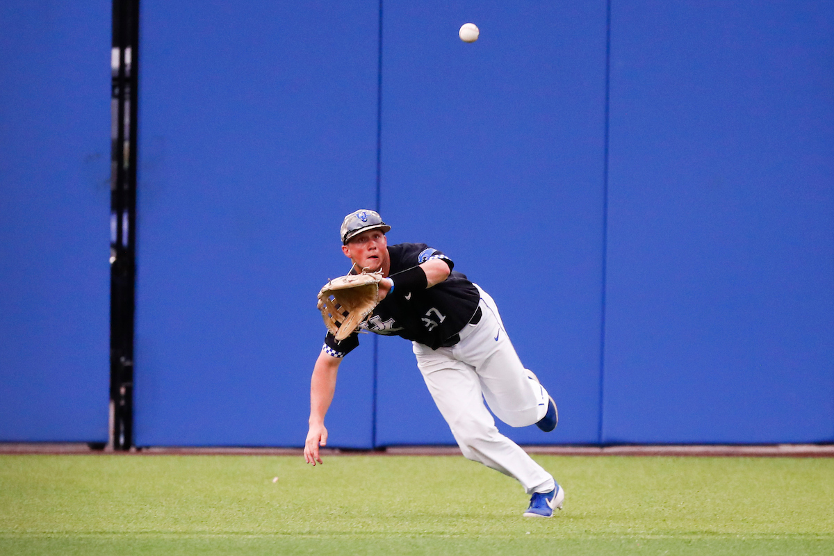 Cam Hill.

Kentucky falls to Arkansas 5-2.