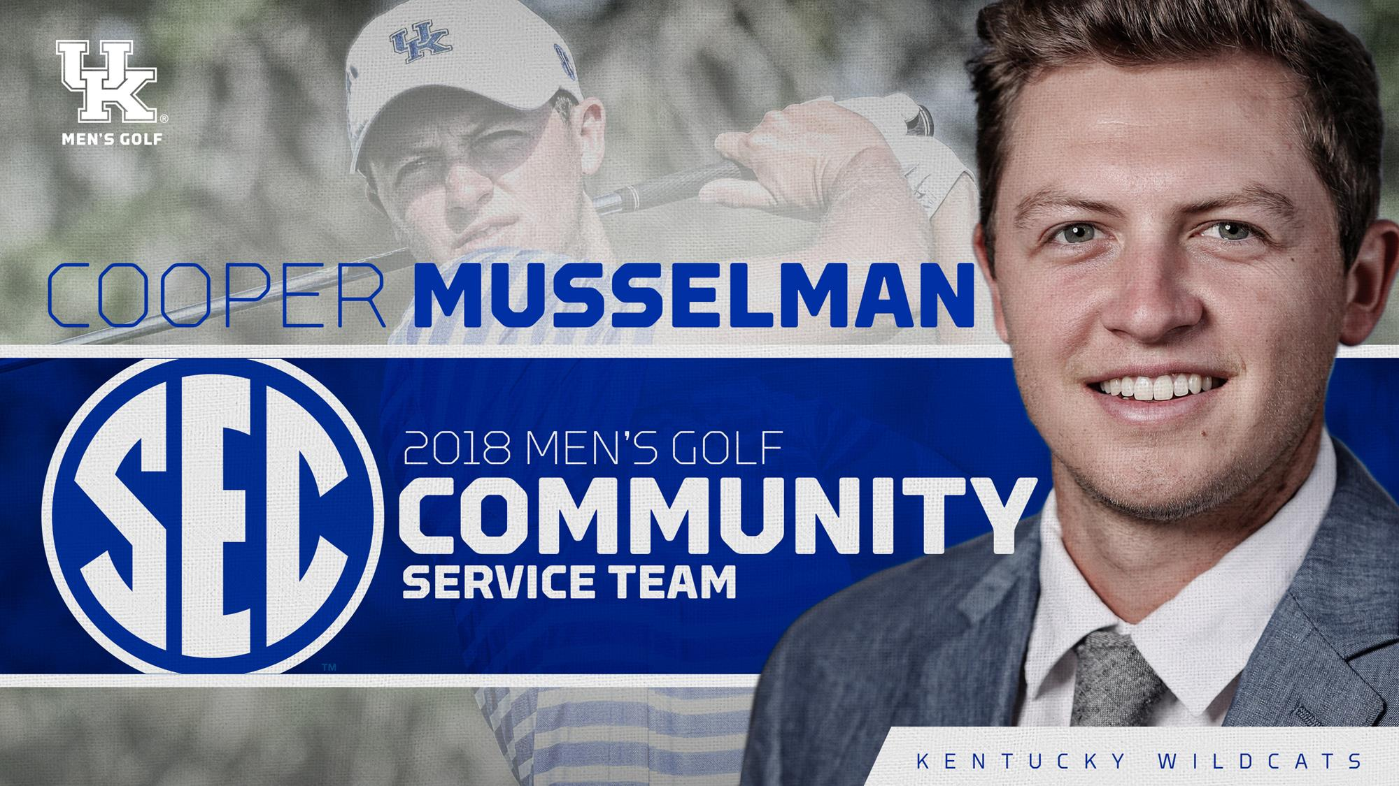 Musselman Named to the SEC Community Service Team