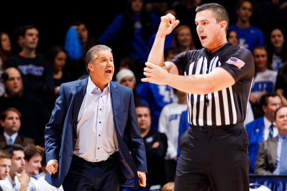 Coach Calipari.

UK falls to Evansville 67-64.


Photo by Elliott Hess | UK Athletics