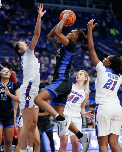 Jazmine Massengill.

Kentucky loses to DePaul 94-85.

Photo by Elliott Hess | UK Athletics