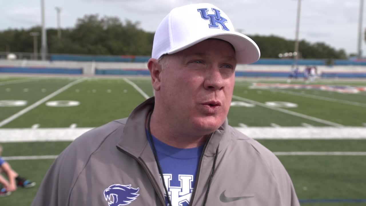 Coach Stoops Post-Thursday Practice