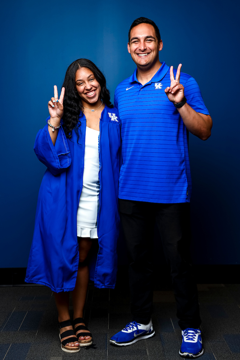 Jordan Marion. Blair Bergmann.

May 2022 CATS graduation.

Photo by Eddie Justice | UK Athletics