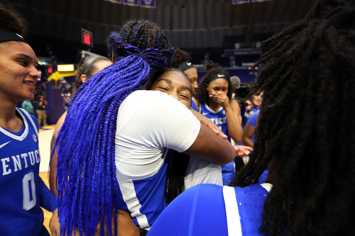 Keke Mckinney

Kentucky Women's Basketball beat LSU 64-60. 

Photo by Britney Howard  | UK Athletics