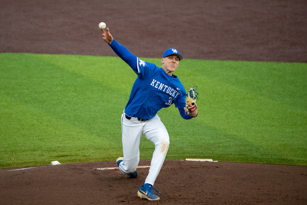 Kentucky Wildcats Alex Degen (31)

Kentucky baseball defeats Xavier 16-3.

Photo by Mark Mahan | UK Athletics