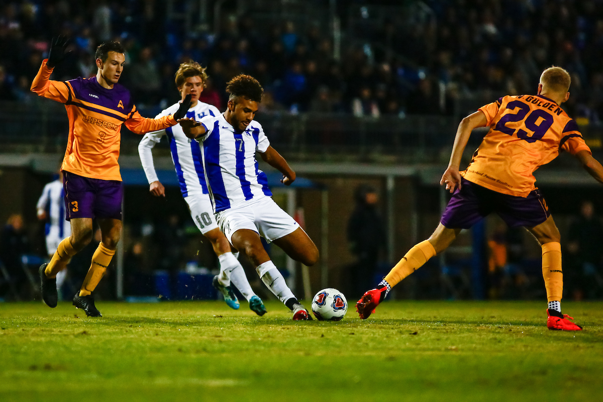 JJ Williams. 

Men's soccer beat Lipscomb 2-1

Photo by Eddie Justice | UK Athletics