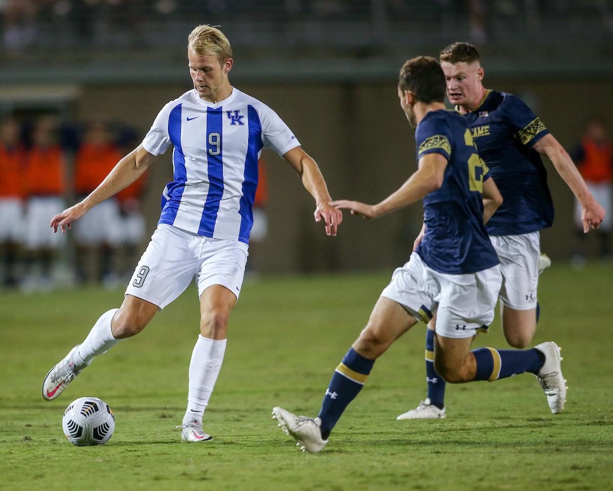 Eythor Bjorgolfsson.

Kentucky beats Notre Dame 1 - 0.

Photo by Sarah Caputi | UK Athletics