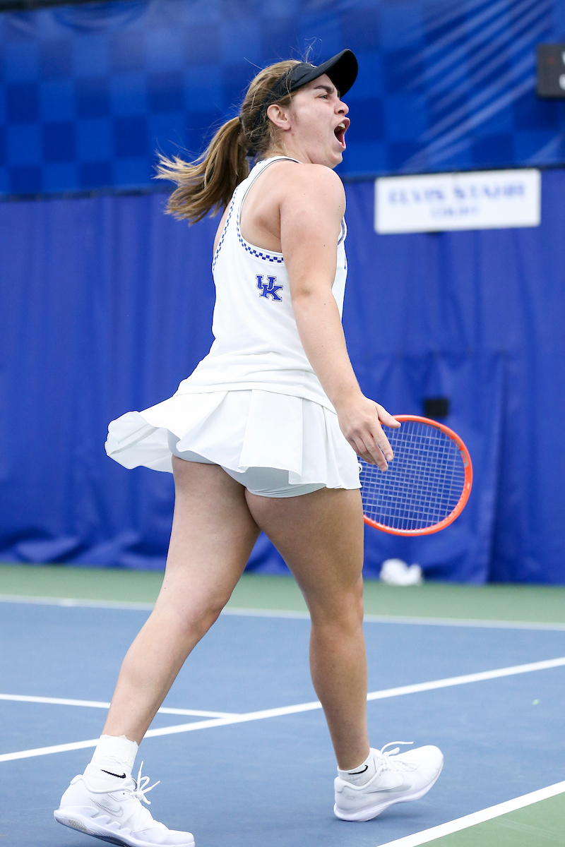 Florencia Urrutia.

Kentucky loses to Vanderbilt 6-1.

Photo by Grace Bradley | UK Athletics
