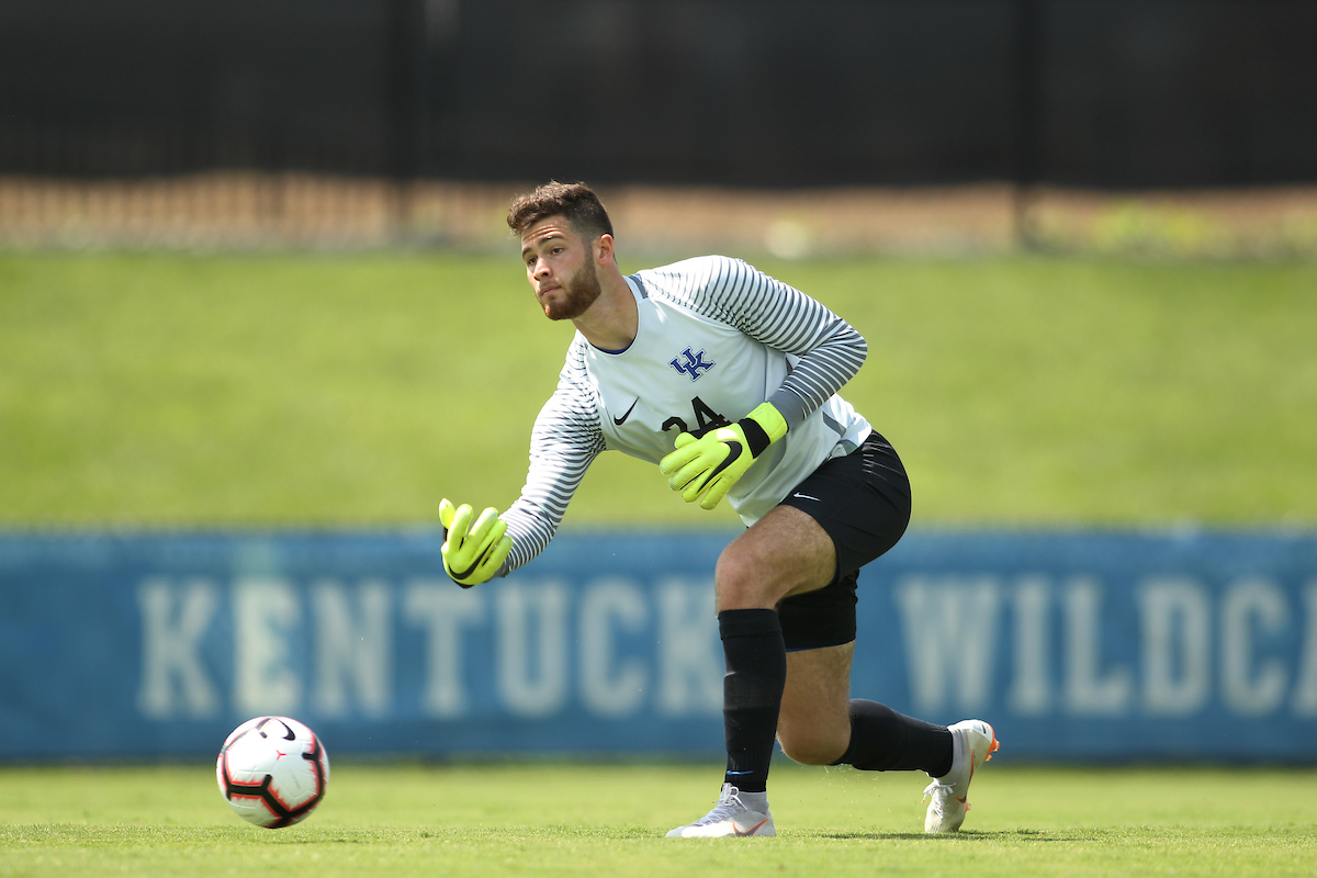Enrique Facusse.

Kentucky men's soccer in action again S. Louis University in an exhibition match on Sunday, August 12th, 2018 at The Bell in Lexington, Ky.

Photo by Quinlan Ulysses Foster I UK Athletics