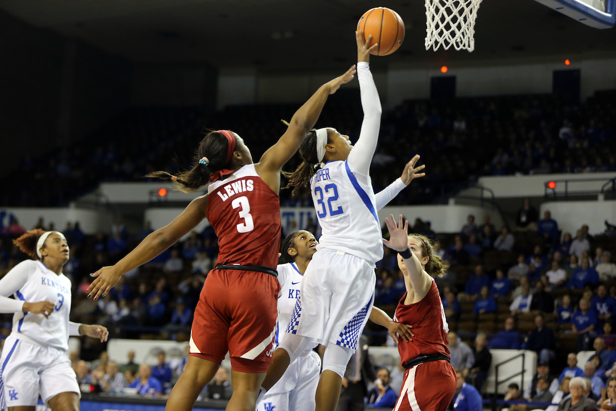 Jaida Roper

The University of Kentucky women's basketball team defeats Alabama on Thursday, January 25, 2018 at Memorial Coliseum. 

Photo by Britney Howard | UK Athletics