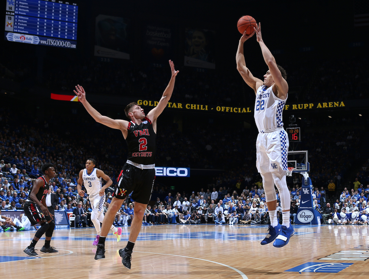 Reid Travis

UK beats VMI 92-82 at Rupp Arena.


Photo By Barry Westerman | UK Athletics