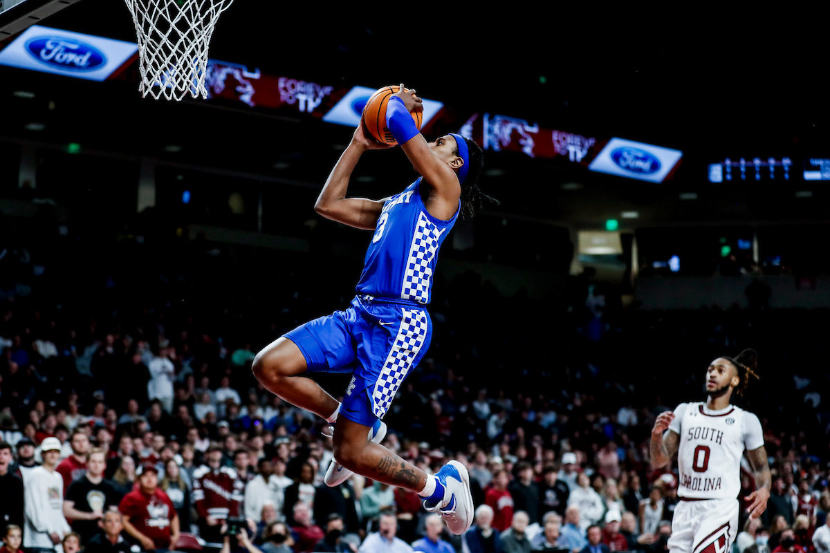 TyTy Washington Jr.

Kentucky beat South Carolina 86-76.

Photos by Chet White | UK Athletics