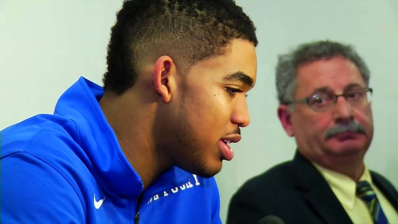 Kentucky Wildcats TV: Andrew Harrison, Towns, and Johnson - Blue-White Postgame