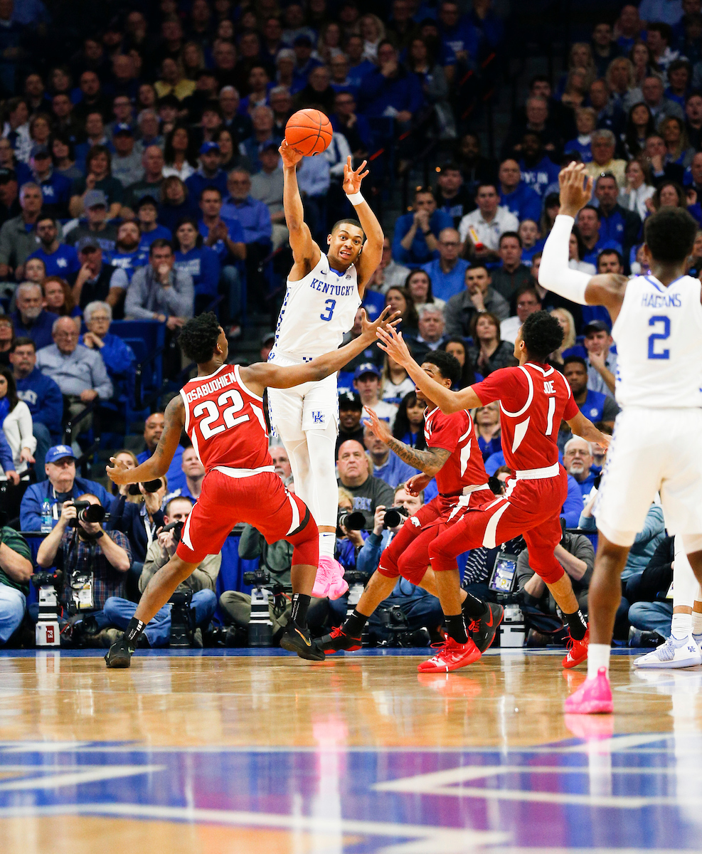 Keldon Johnson.

Kentucky beat Arkansas 70-66.

Photo by Isaac Janssen | UK Athletics