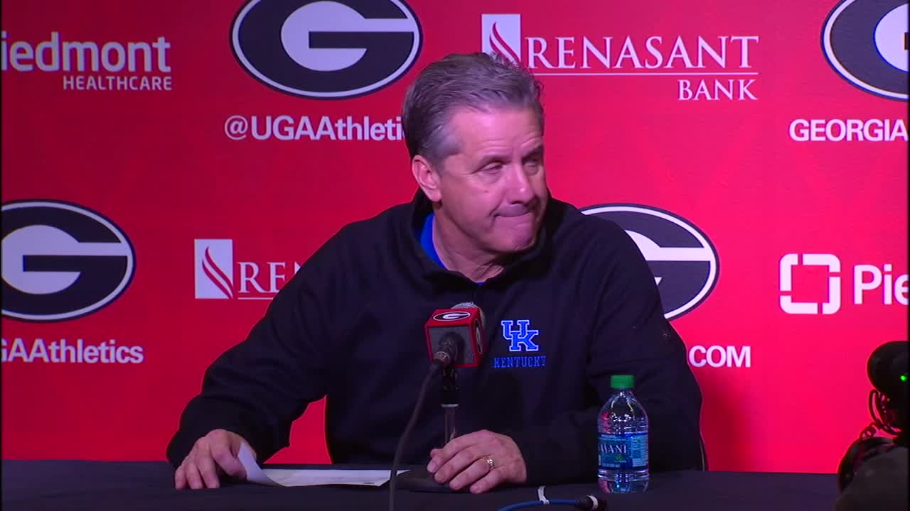 MBB: Coach Calipari - Georgia Postgame