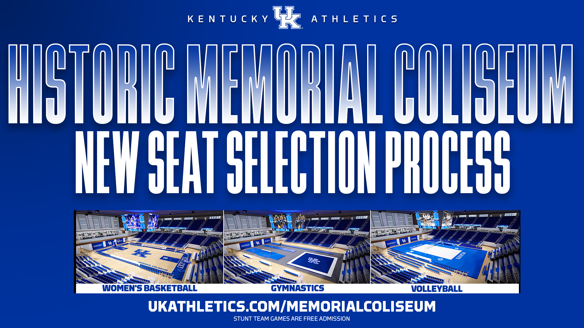 2024-25 Seat Selection Process for Volleyball, Women’s Basketball and Gymnastics
