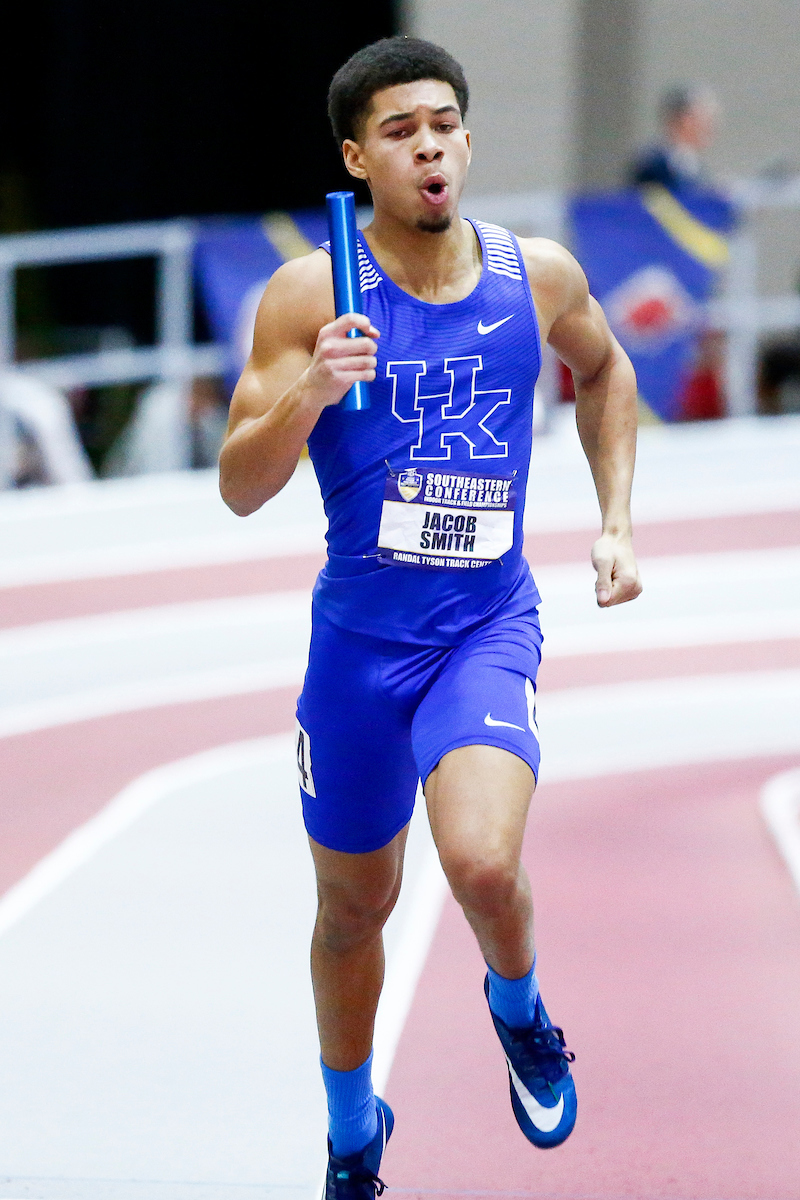 Jacob Smith. 

Day two of the 2019 SEC Indoor Track and Field Championships.

Photo by Chet White | UK Athletics