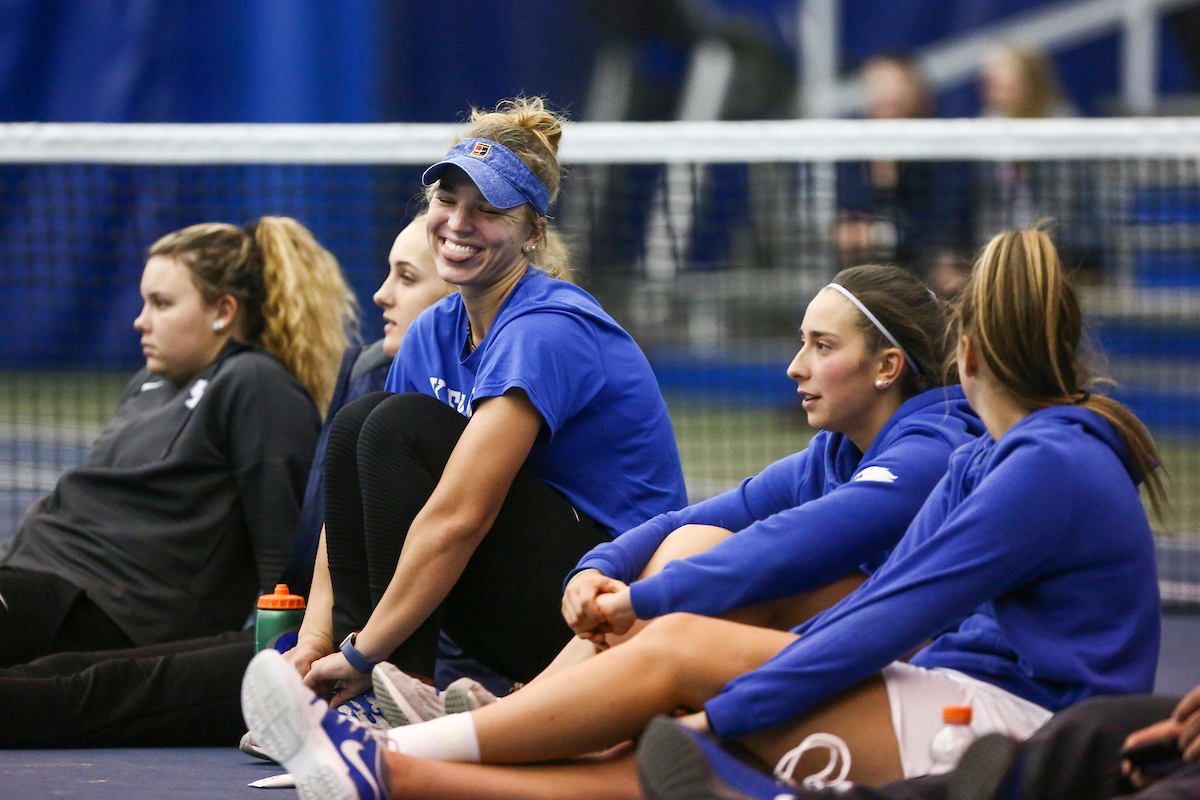 Akvile Parazinskaite.

Kentucky beat Kennesaw State 7-0.

Photo by Hannah Phillips | UK Athletics