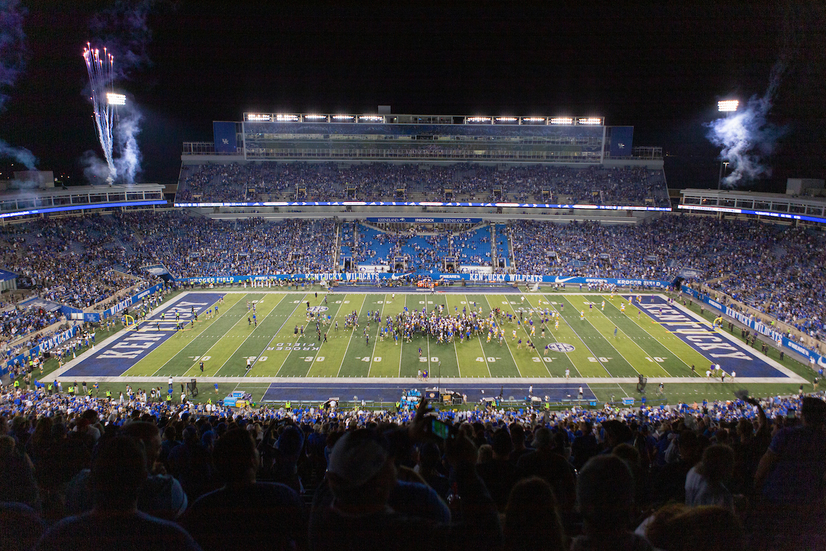 Kroger Field. UK beat LSU 42-21.Photo By Barry Westerman | UK Athletics