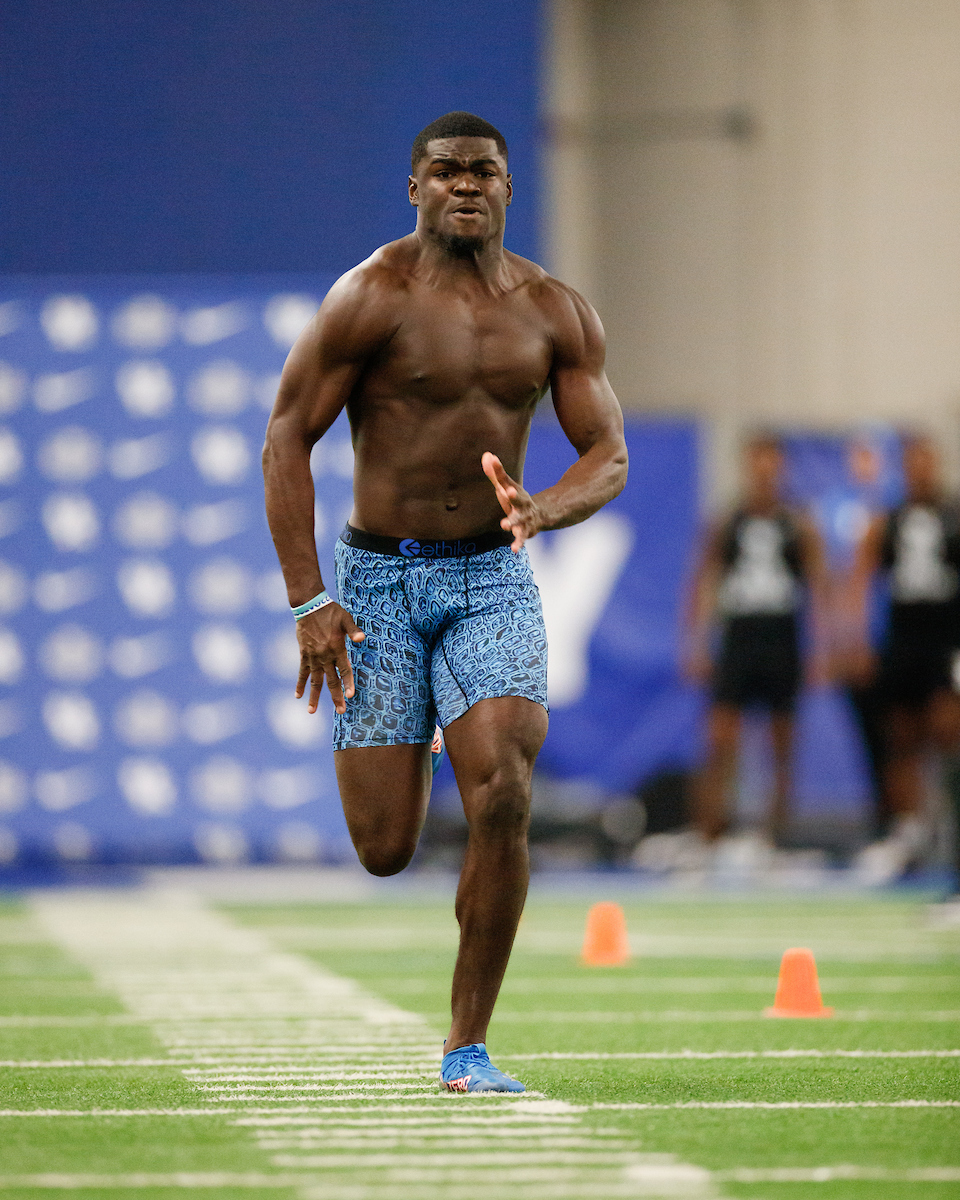 Jamin Davis.

Kentucky football Proday.

Photo by Elliott Hess | UK Athletics