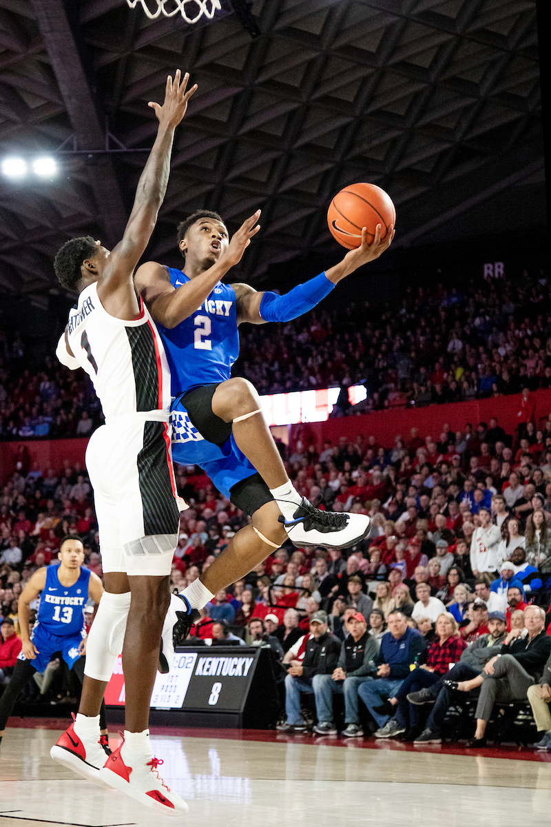 Ashton Hagans.

Kentucky beat Georgia 69-49 at Stegeman Coliseum in Athens, Ga., on Tuesday, January 15, 2019.

Photo by Chet White | UK Athletics