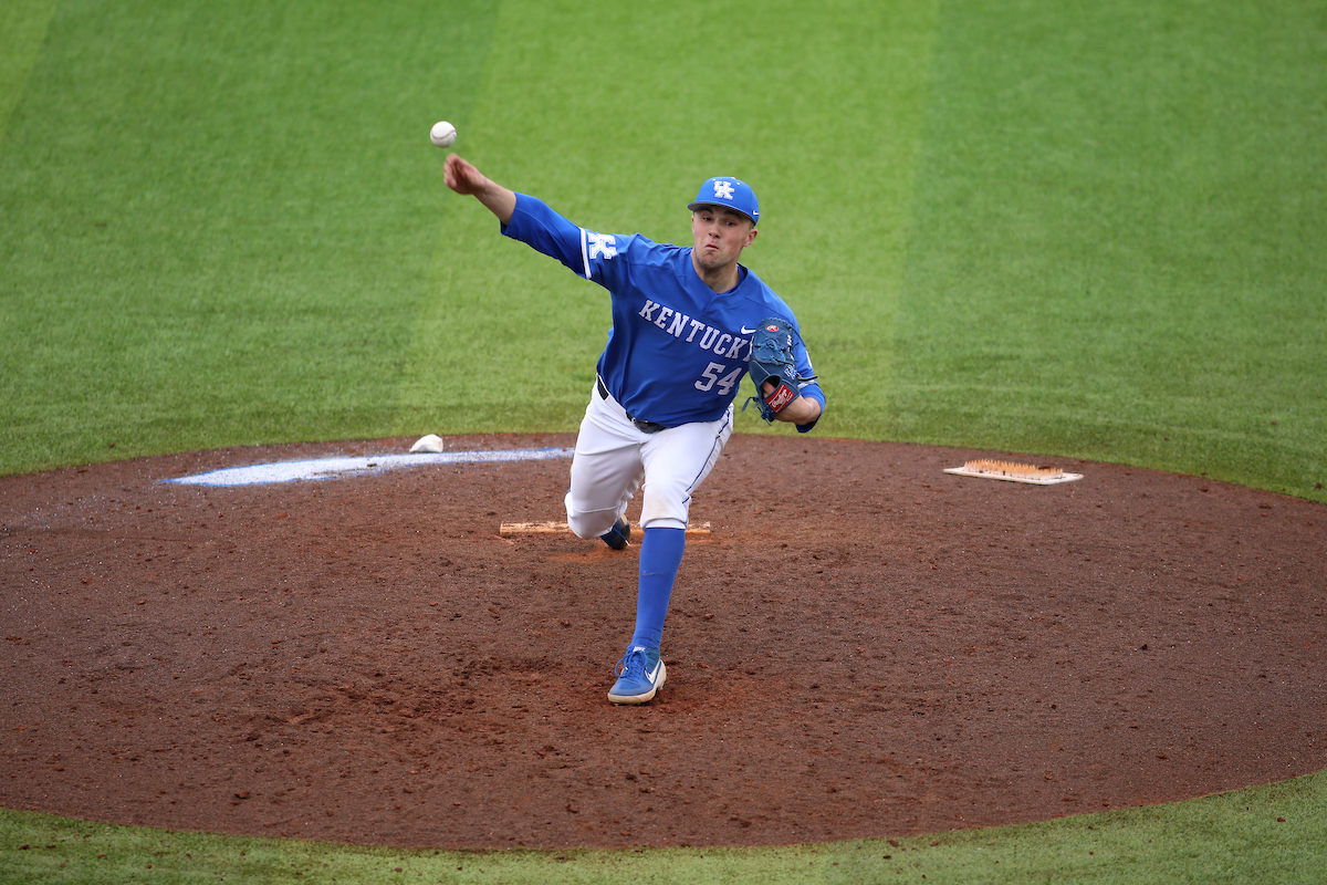 Daniel Harper. 

University of Kentucky baseball vs. Texas A&M.

Photo by Quinn Foster | UK Athletics