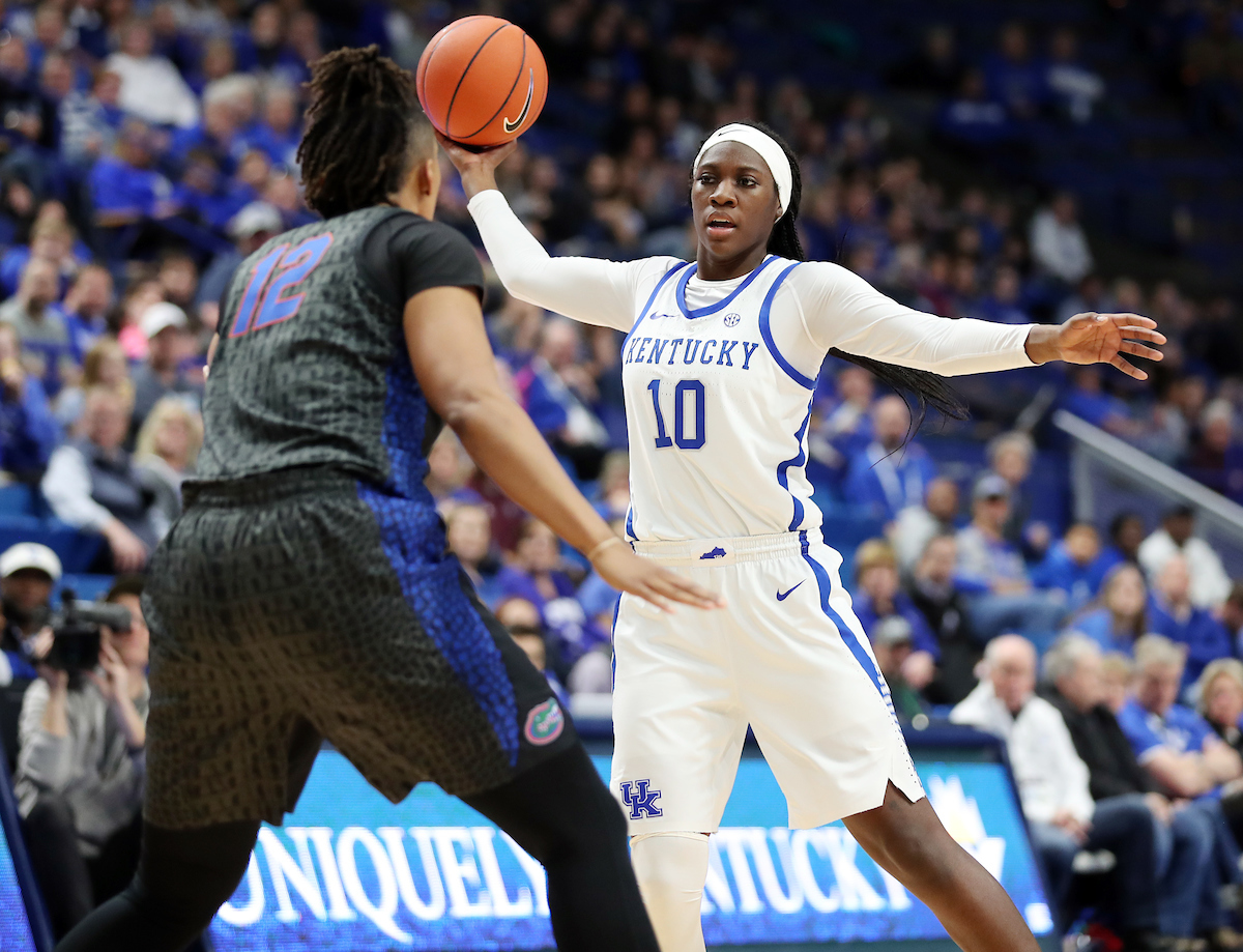 Rhyne Howard

The UK Women's Basketball team beat Florida 62-51. 

Photo by Britney Howard | UK Athletics