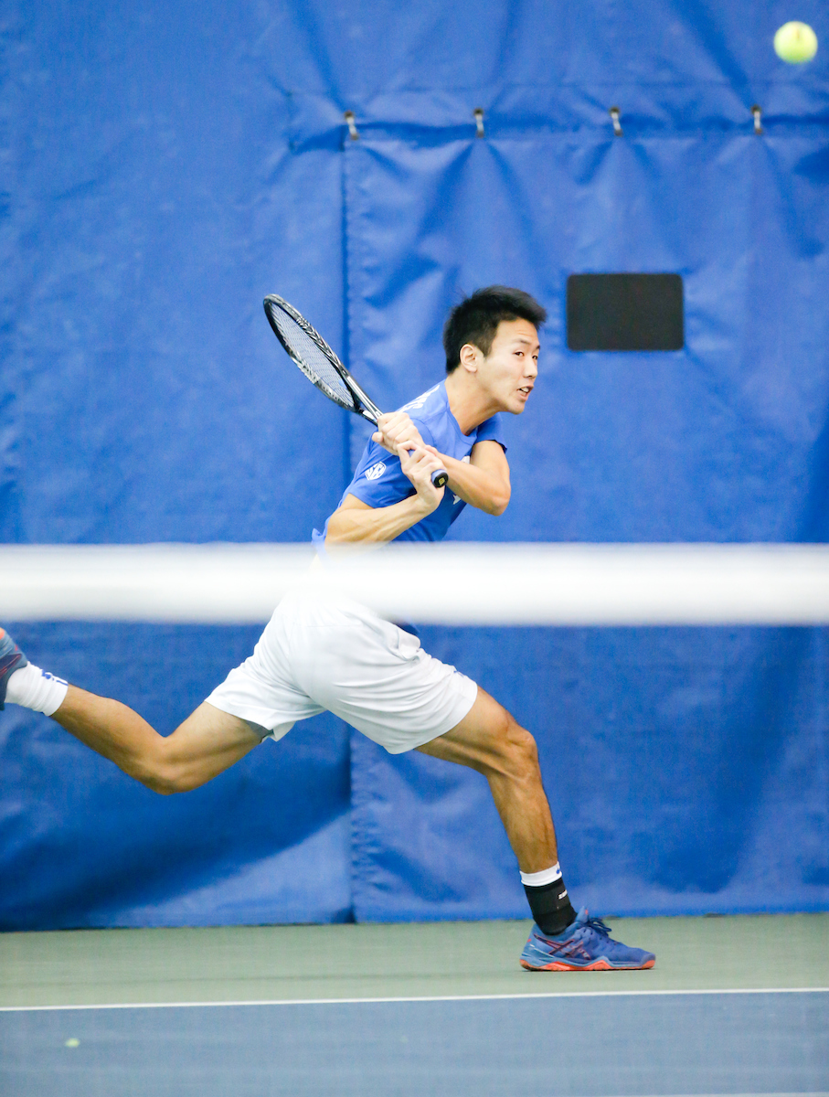 Ryo Matsumura.

Kentucky men's tennis hosts Notre Dame.

Photo by Isaac Janssen | UK Athletics