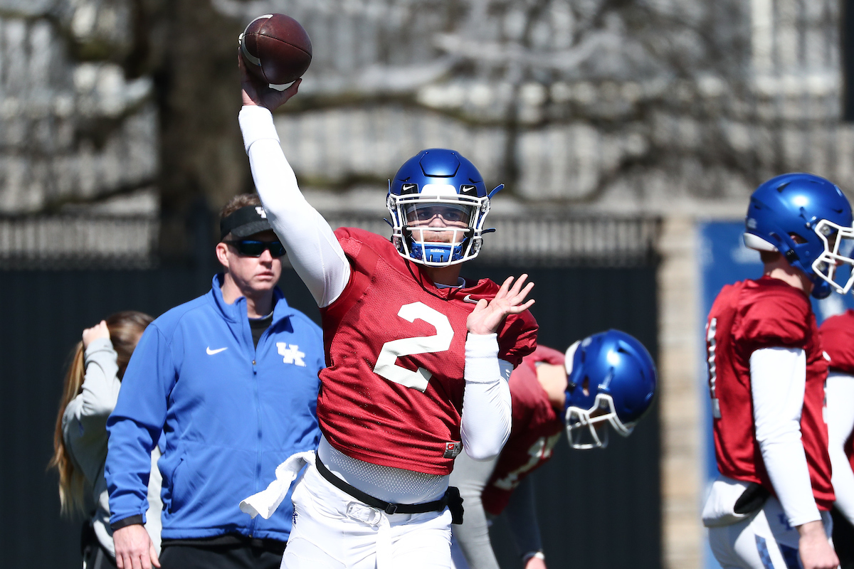 Joey Gatewood.

Spring Practice.

Photo by Elliott Hess | UK Athletics