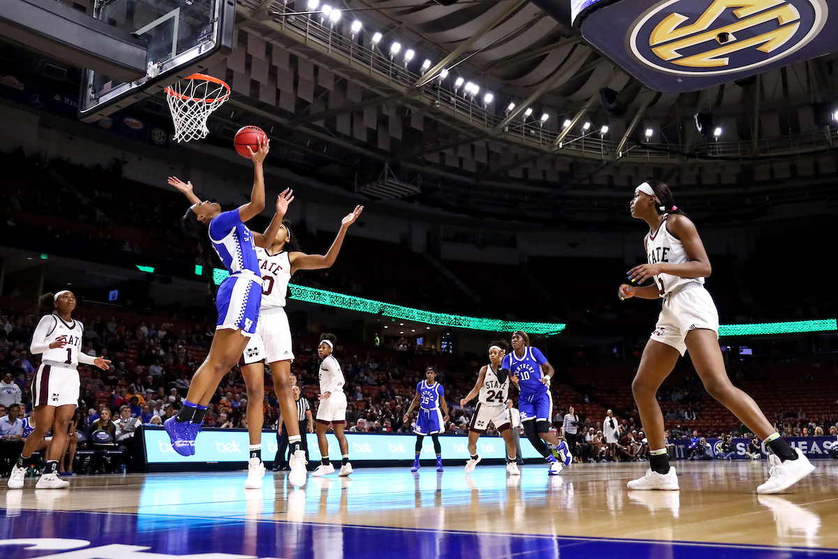 Tatyana Wyatt. 

Kentucky falls to Mississippi State 77-59.

Photo by Eddie Justice | UK Athletics