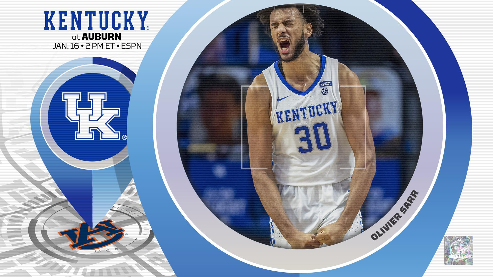 Kentucky Looks to Bounce Back at Auburn