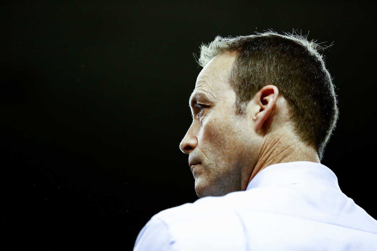 Tim Garrison.

The UK gymnastics team hosted #11 Auburn at Memorial Coliseum.

Photo by Chet White| UK Athletics