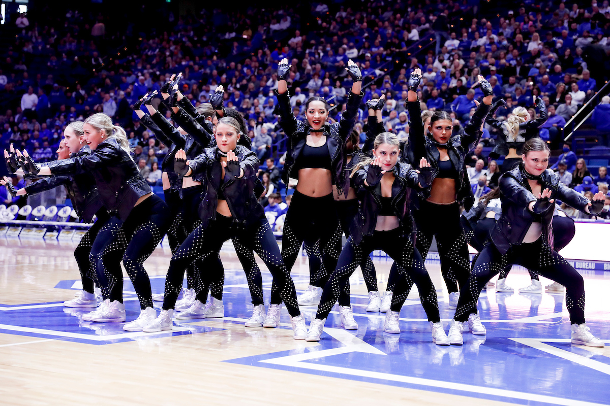 Dance Team.Kentucky beat Florida 78-57.Photos by Chet White | UK Athletics