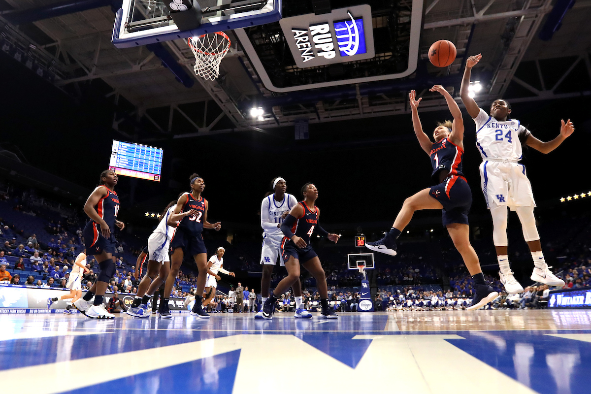 Taylor Murray.

Women's basketball beats Virginia 63-51 at Rupp Arena on Thursday, November 15th, 2018.

Photo by Quinn Foster.
