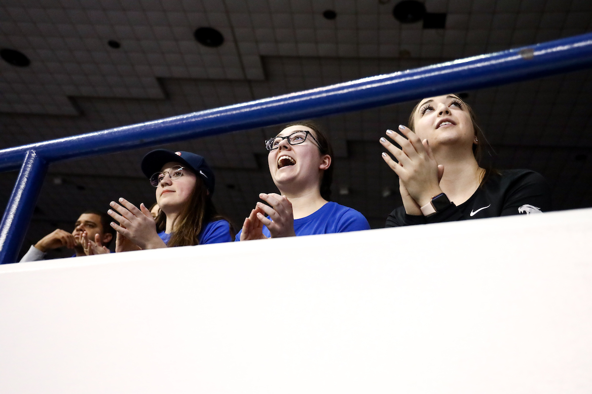 Rifle. 

Kentucky falls to Georgia 197.050-196.825.

Photo by Eddie Justice | UK Athletics