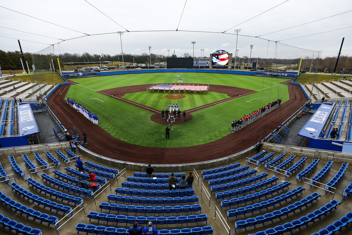 National Anthem.

Kentucky beat Southeast Missouri State 9-4.

Photo by Elliott Hess | UK Athletics