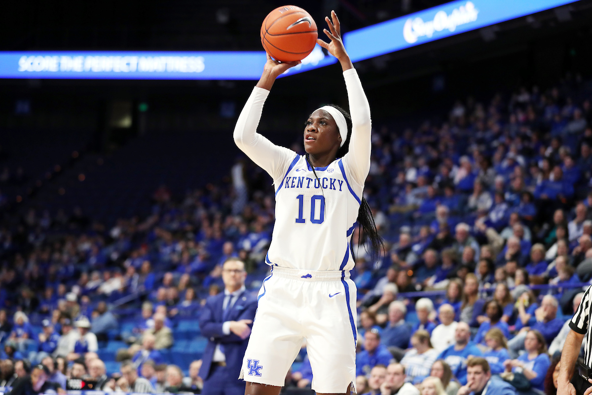Rhyne Howard

The UK Women's Basketball team beat Florida 62-51. 

Photo by Britney Howard | UK Athletics