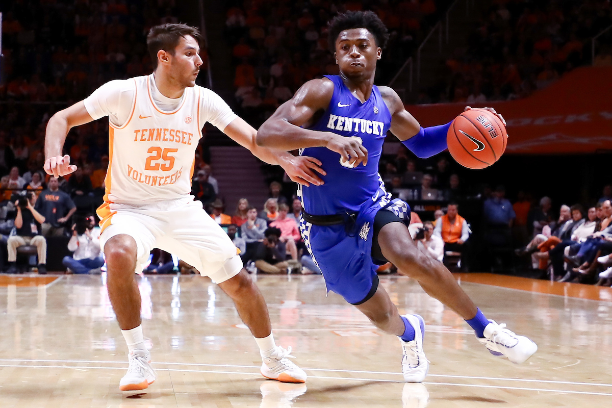 Ashton Hagans.

Kentucky beat Tennessee, 77-64.

Photo by Elliott Hess | UK Athletics