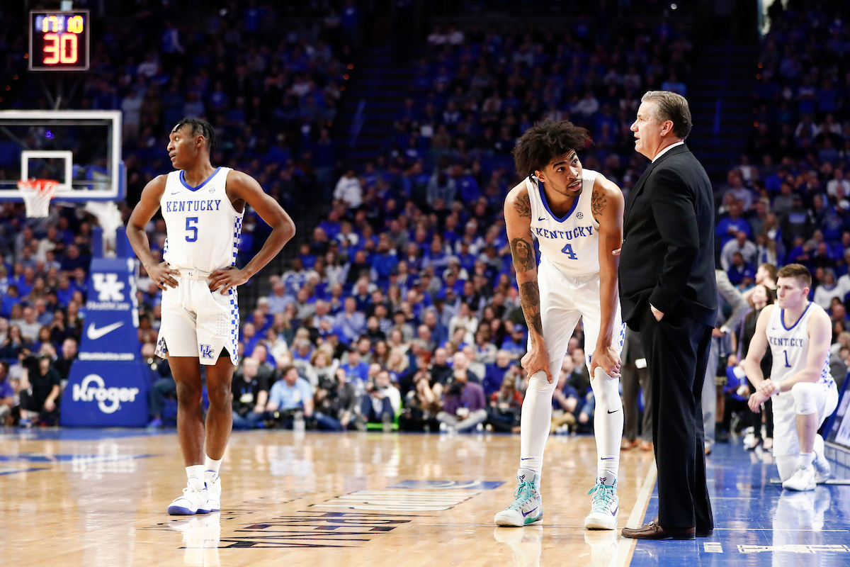 Immanuel Quickley. Nick Richards. John Calipari.

UK beats Vandy 71-62.

Photo by Chet White | UK Athletics
