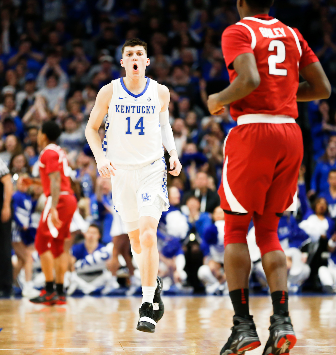 Tyler Herro.

Kentucky beat Arkansas 70-66.

Photo by Isaac Janssen | UK Athletics