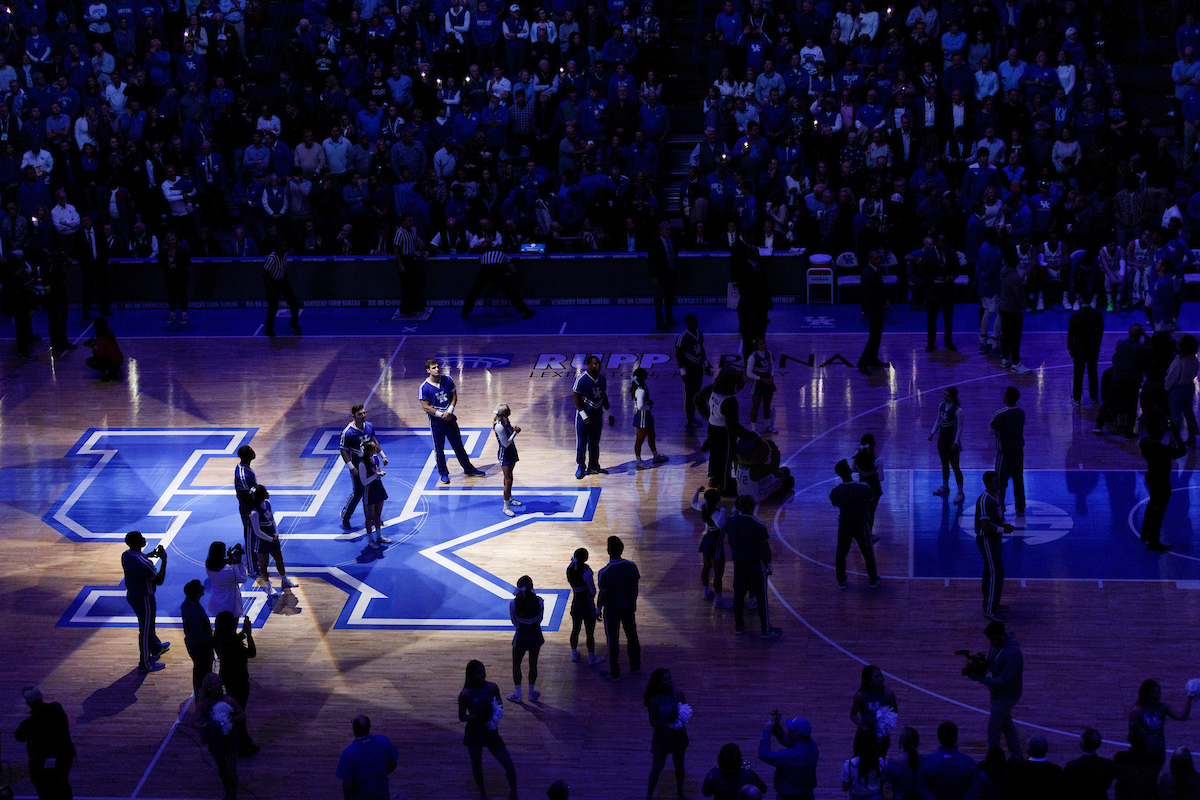 The UK men's basketball team beat Kansas 71-63 at Rupp Arena on Saturday, January 26, 2019.

Photo by Elliott Hess | UK Athletics
