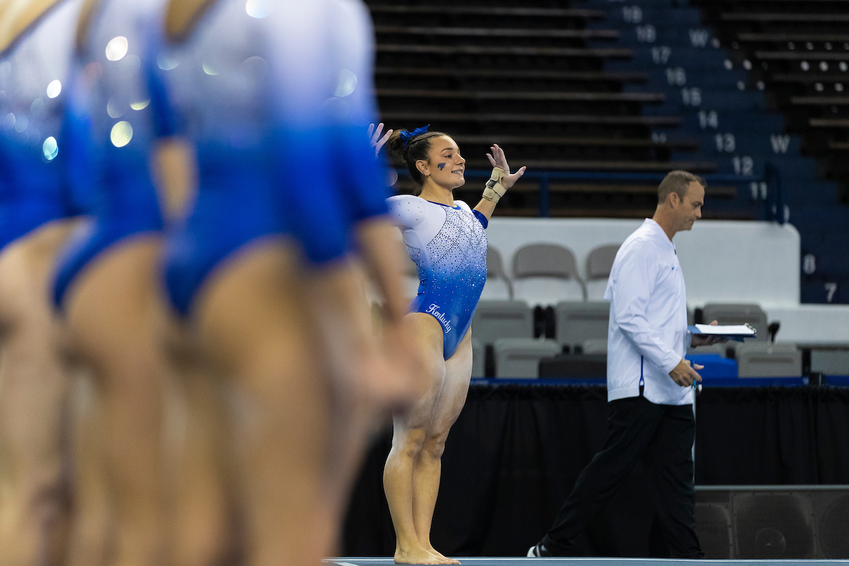 Lila Smith.

2021-22 Blue-White Meet.

Photo by Grant Lee | UK Athletics