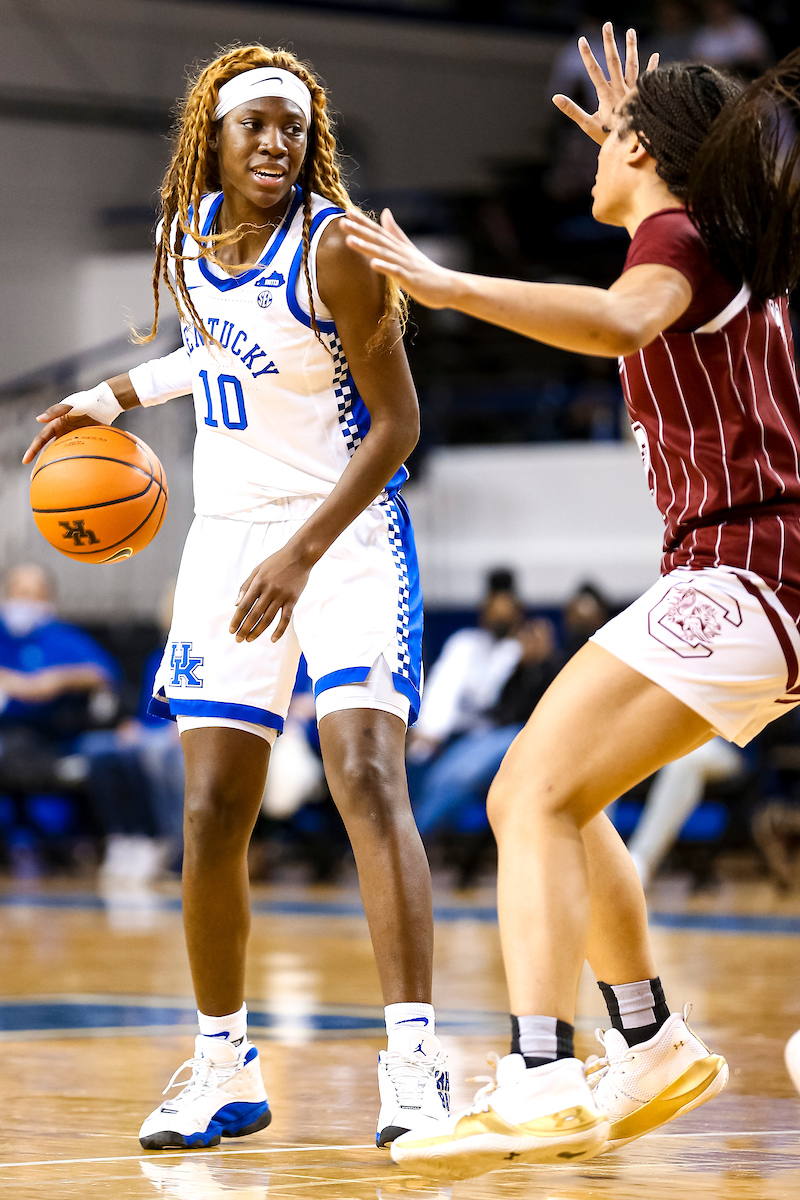 Rhyne Howard.

Kentucky loses to South Carolina 59-50..

Photo by Eddie Justice | UK Athletics