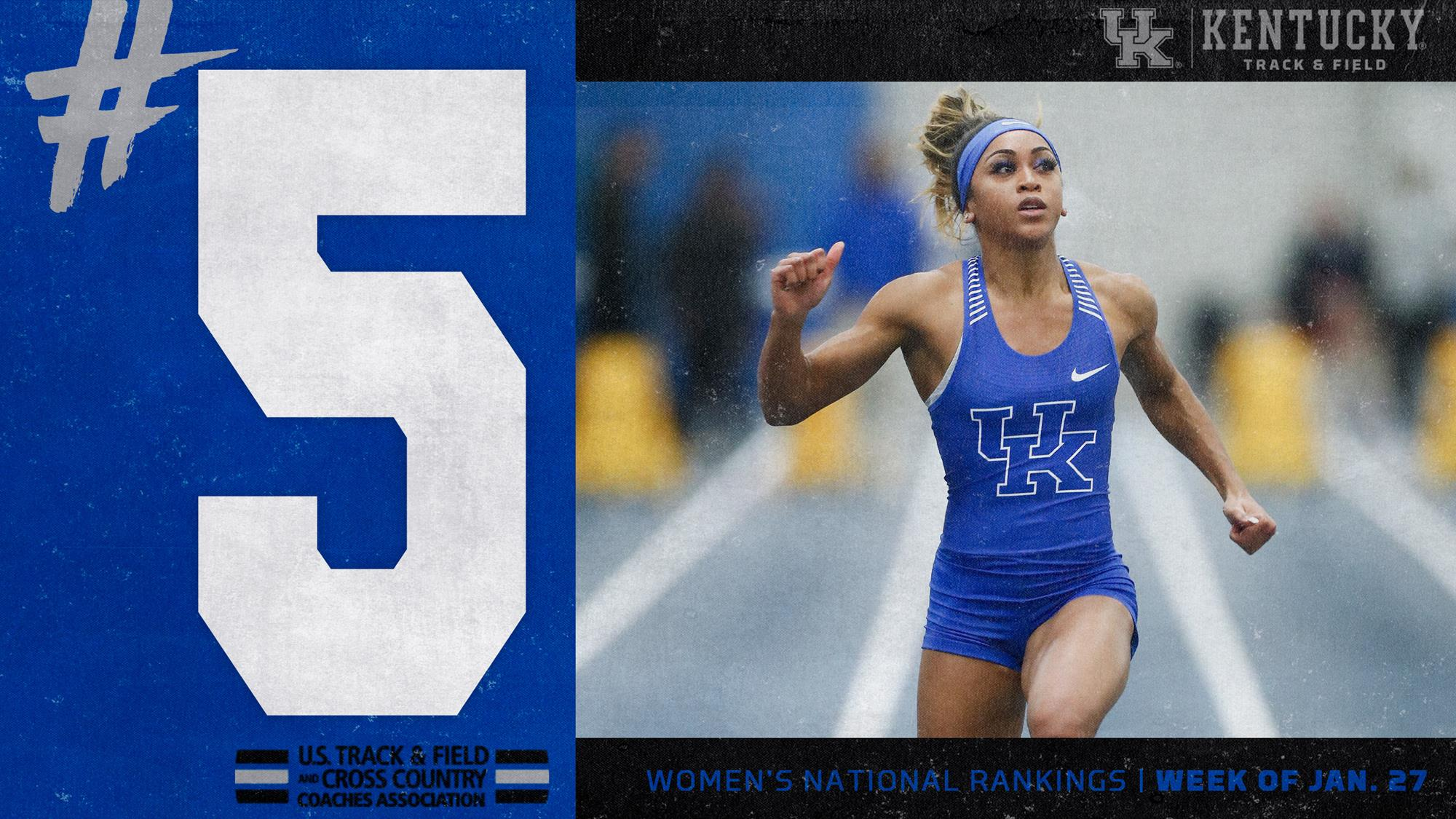 UKTF Women Ranked 5th, Men Ranked 10th in USTFCCCA Rankings