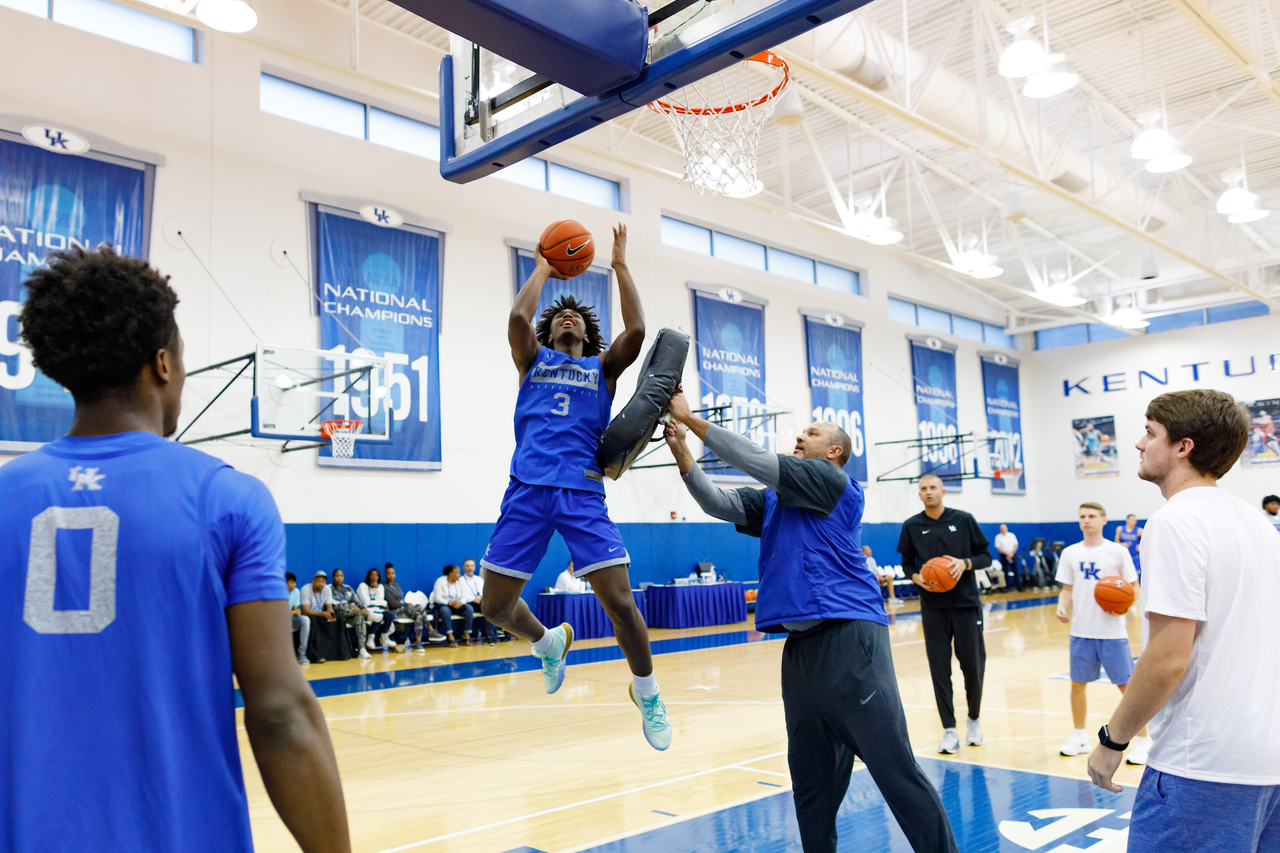 Tyrese Maxey.


Kentucky men's basketball Pro Day.


Photo by Elliott Hess | UK Athletics