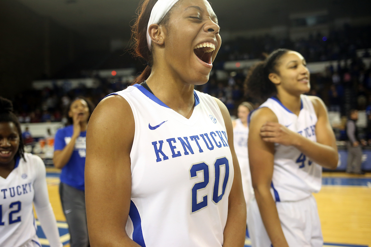 Dorie Harrison

The University of Kentucky women's basketball team defeats Alabama on Thursday, January 25, 2018 at Memorial Coliseum. 

Photo by Britney Howard | UK Athletics
