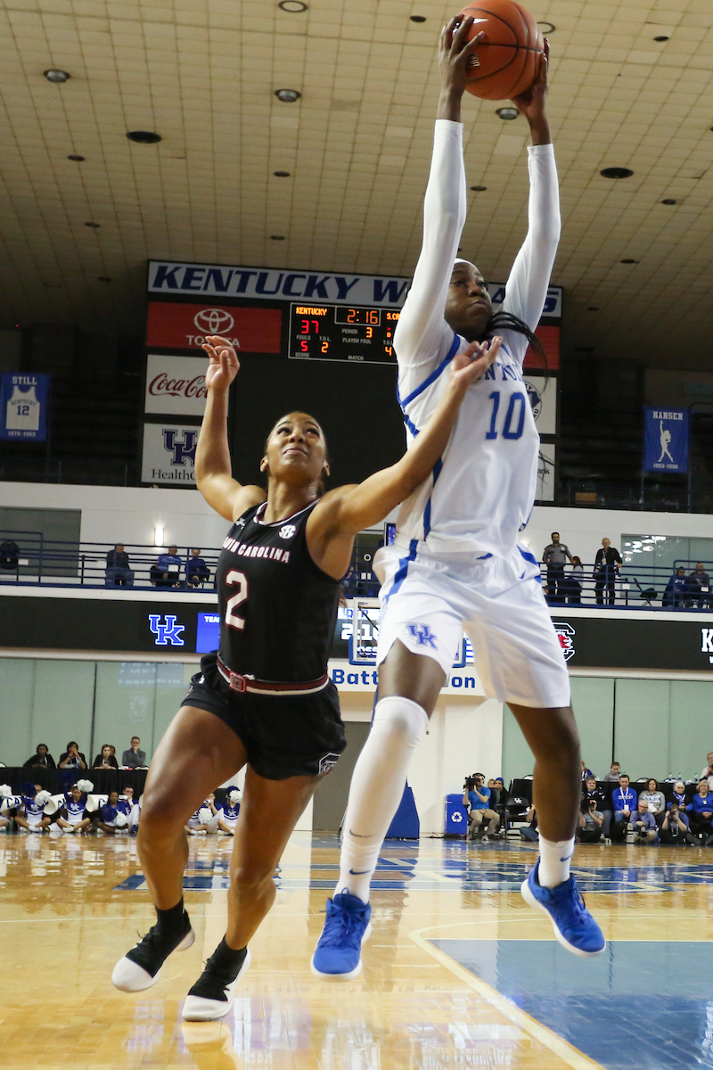 Rhyne Howard. 

The UK women's basketball team falls to South Carolina.

Photo by Eddie Justice | UK Athletics