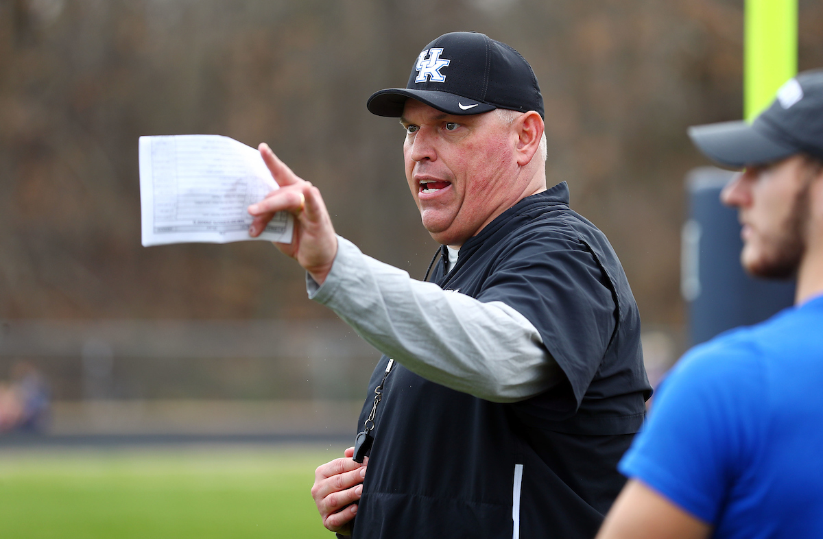 Coach Schlarman 
Belk Bowl Practice 1

Photo by Britney Howard | Staff