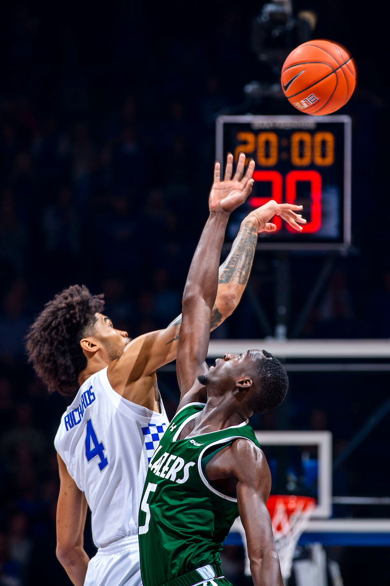 Nick Richards. 

Kentucky beat UAB  69-58.

Photo By Barry Westerman | UK Athletics