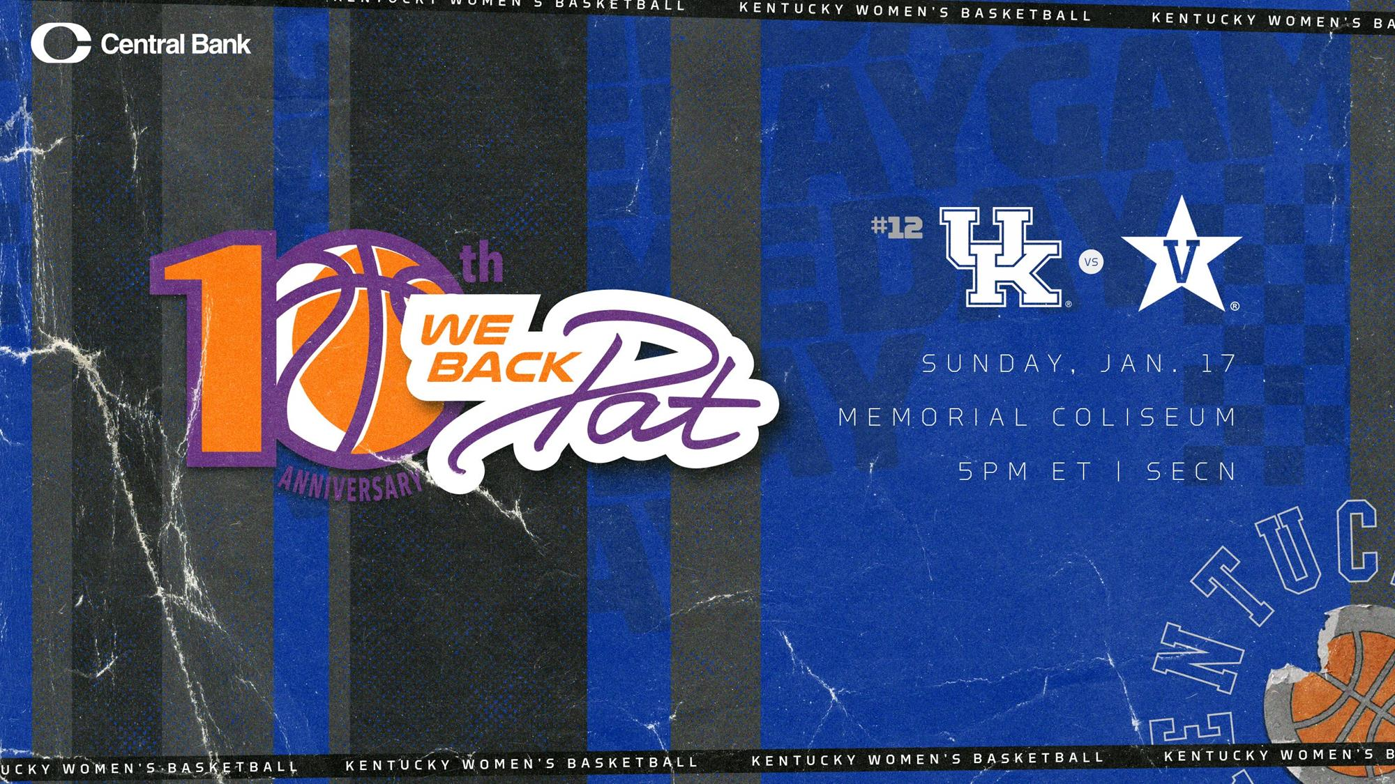No. 12 Kentucky Looks to Bounce Back Sunday vs. Vanderbilt