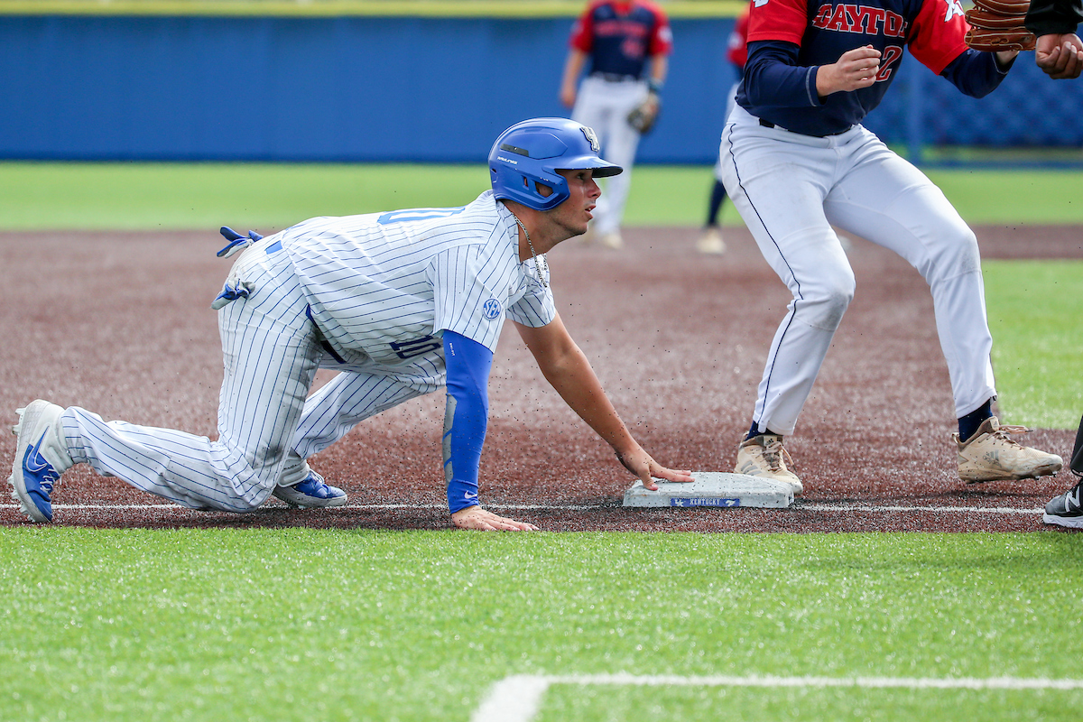 Hunter Jump.

Kentucky defeats Dayton 14 - 3.

Photo by Sarah Caputi | UK Athletics